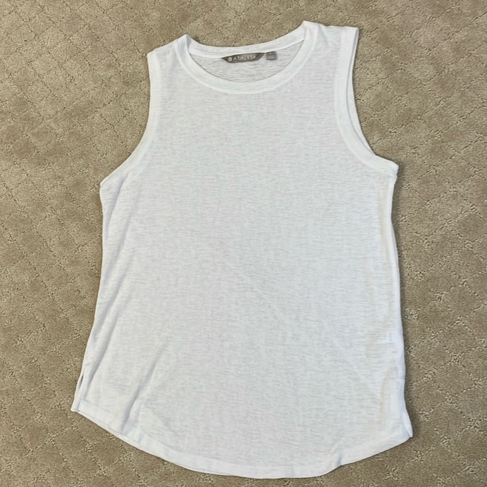 Athleta breezy tank (white)